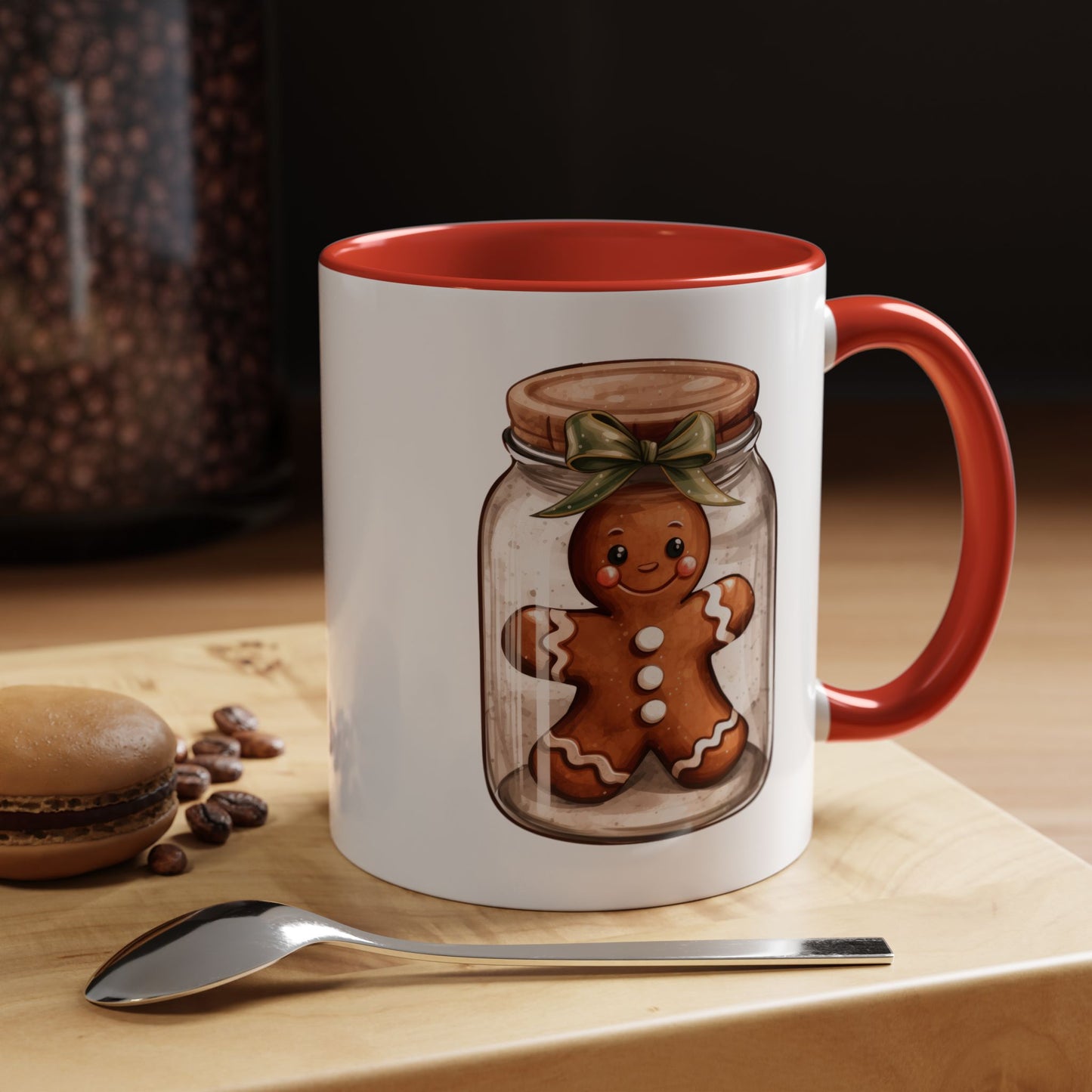 Christmas Mug - Gingerbread Man Jar