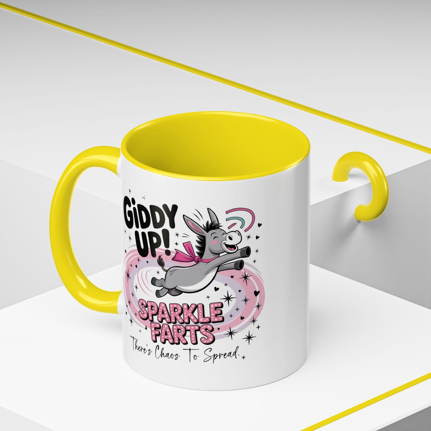 Humor Mug - Giddy Up Sparkle Farts