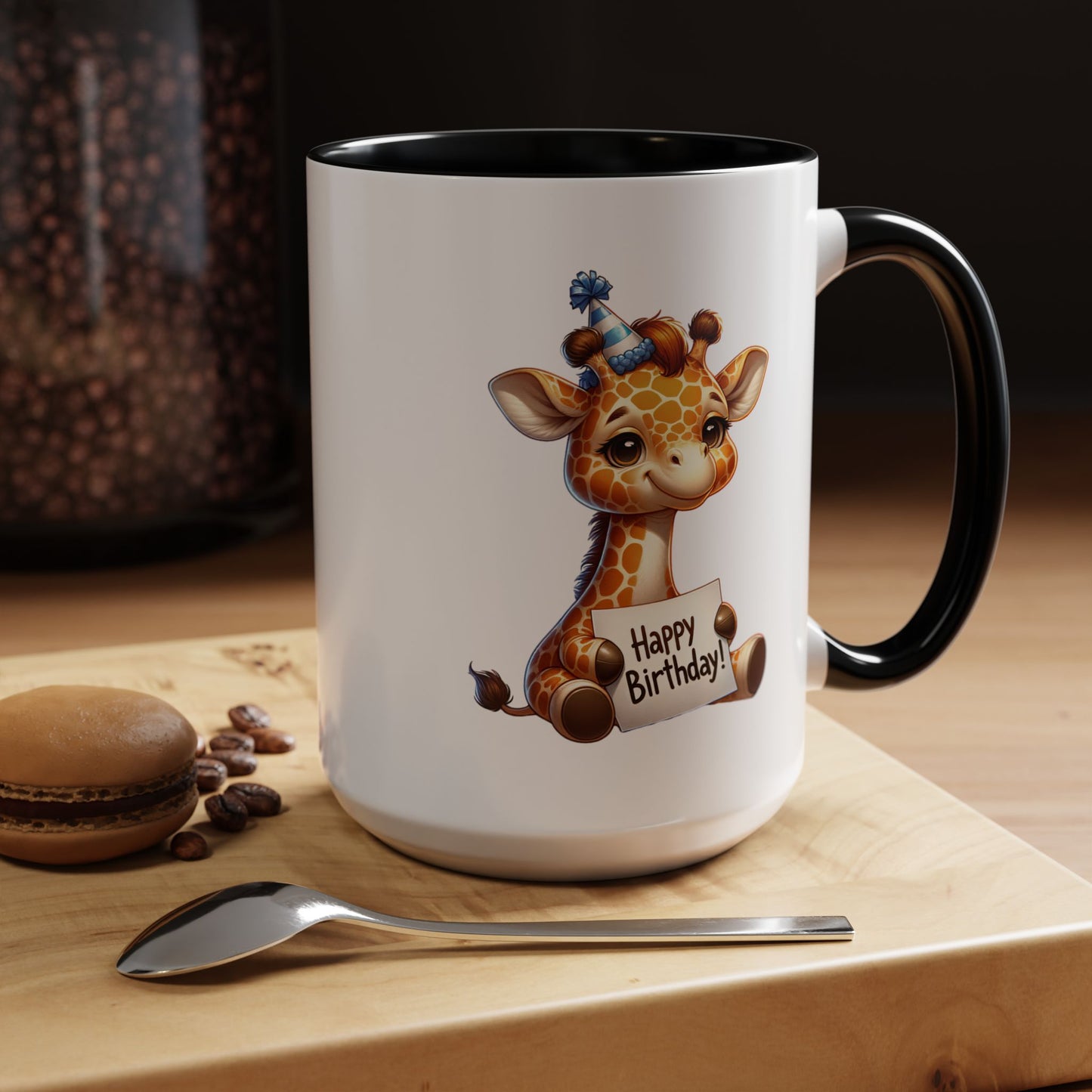 Birthday Mug - Giraffe Clipart