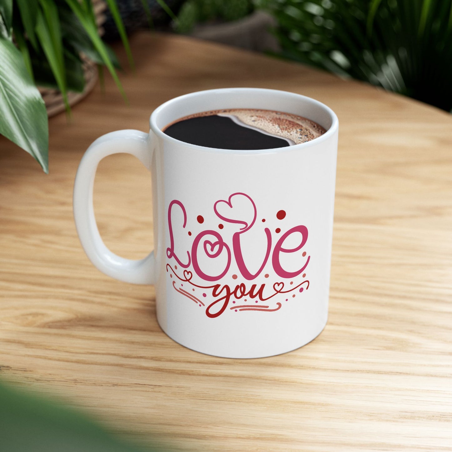 Valentine's Day Mug - Love You Graphic