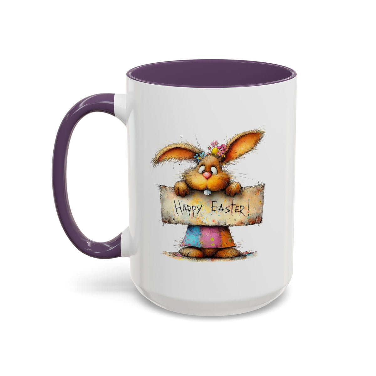 Easter Mug - Happy Easter Bunny Sign