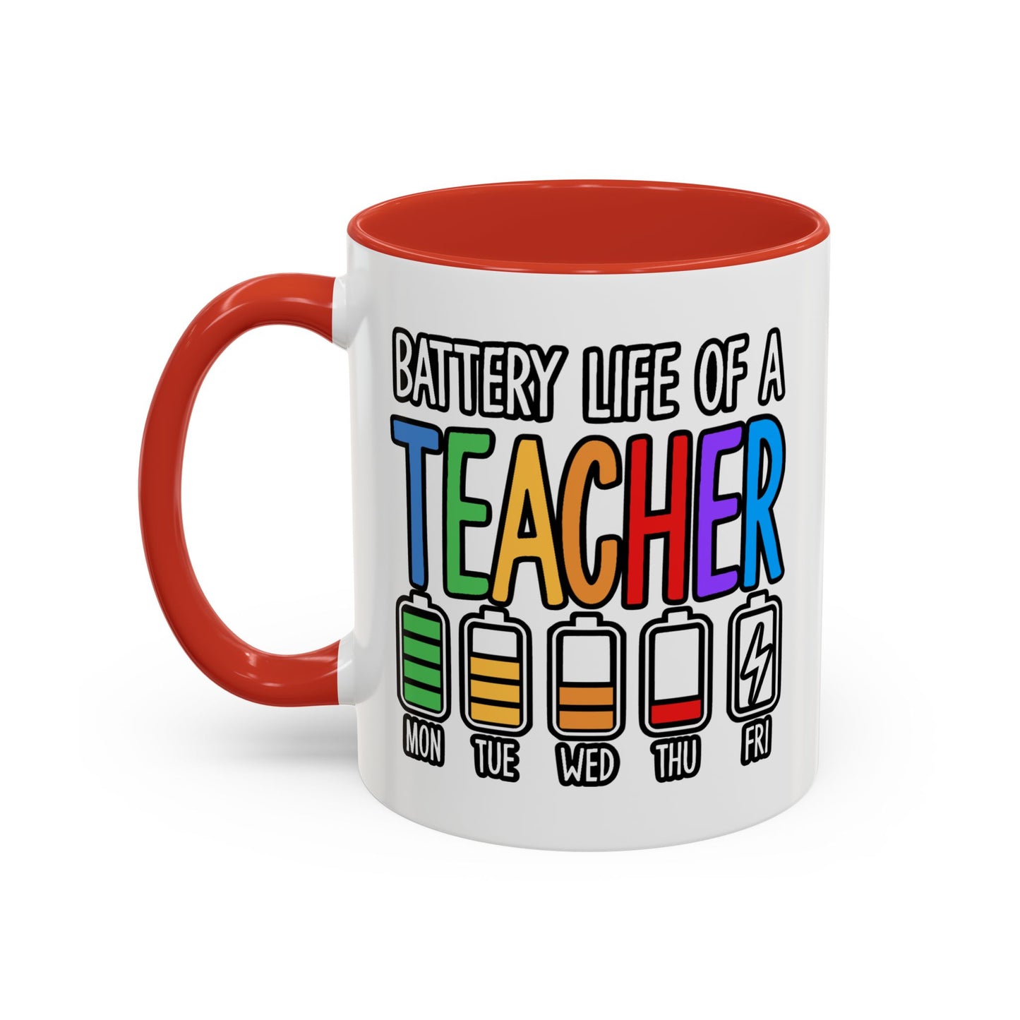 Office Mug - Battery Life of a Teacher