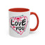 Valentine's Day Mug - Love You Heart Arrows