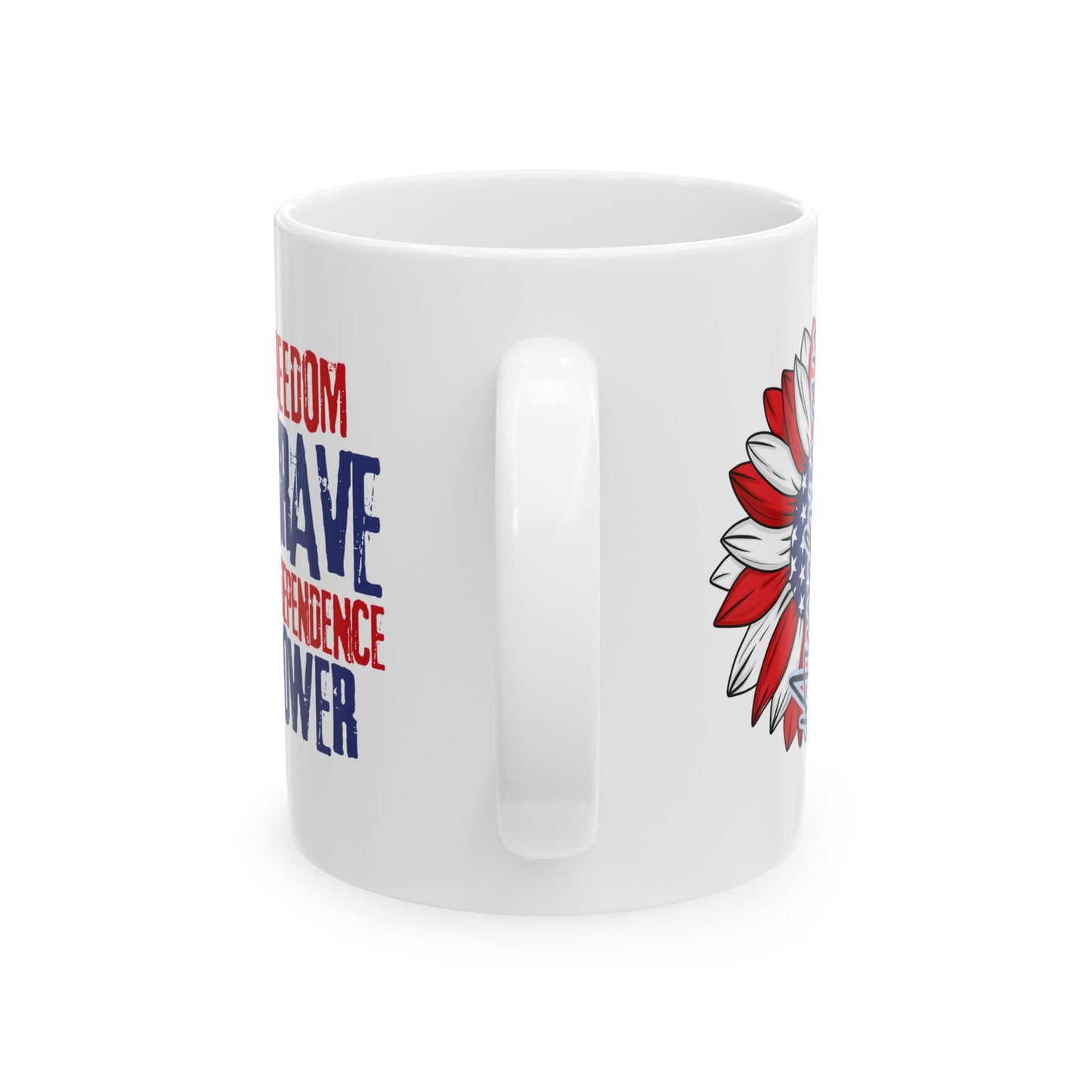 4th of July Mug - American Sunflower