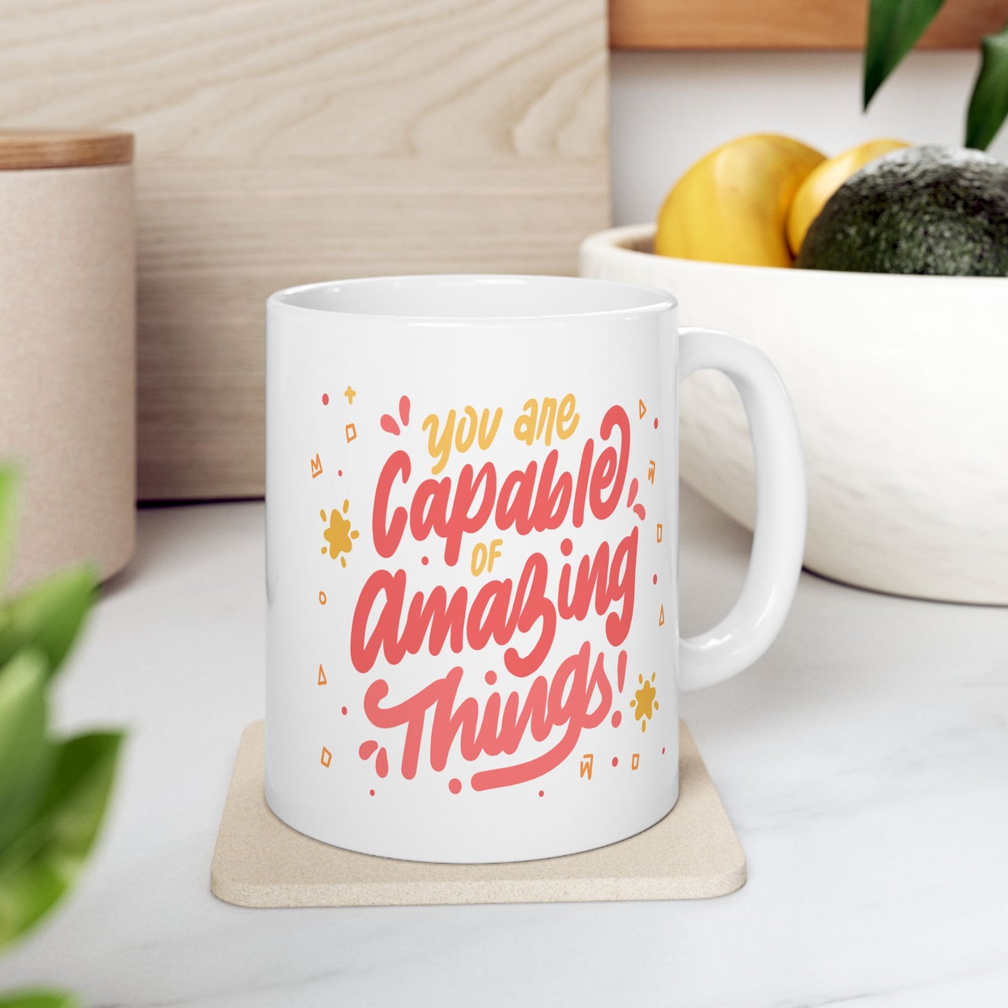 Motivation Mug - You Are Capable of Amazing Things 3