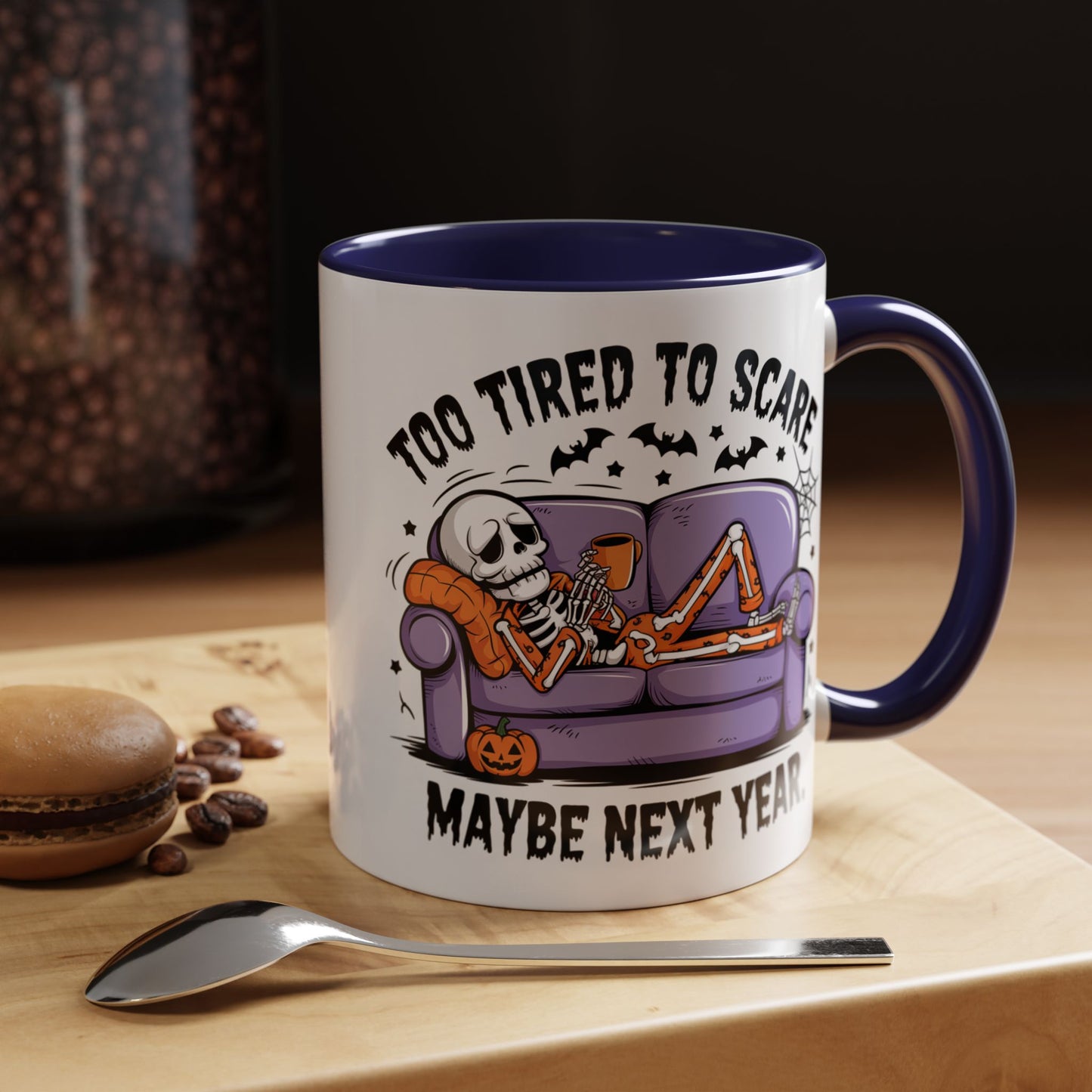 Halloween Mug - Too Tired To Scare