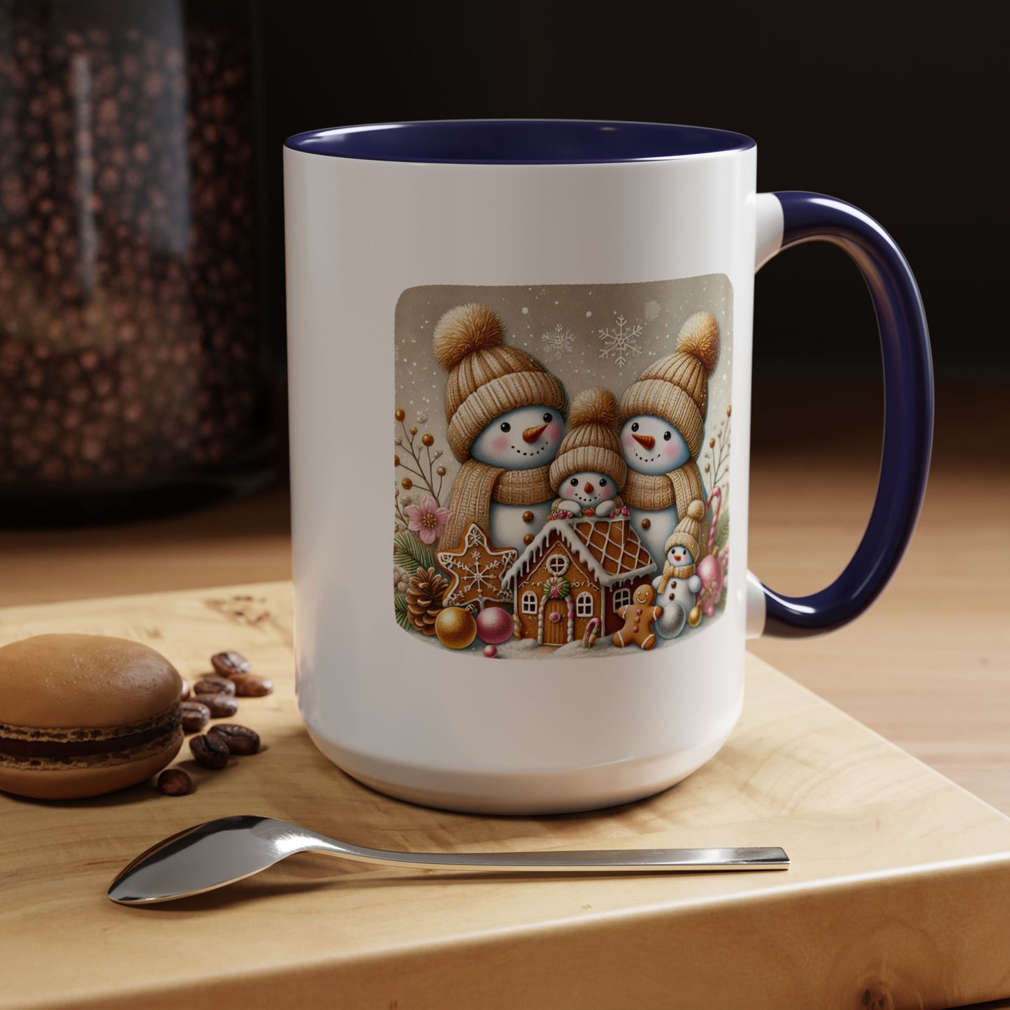 Christmas Mug - Gingerbread Snowman Family 2