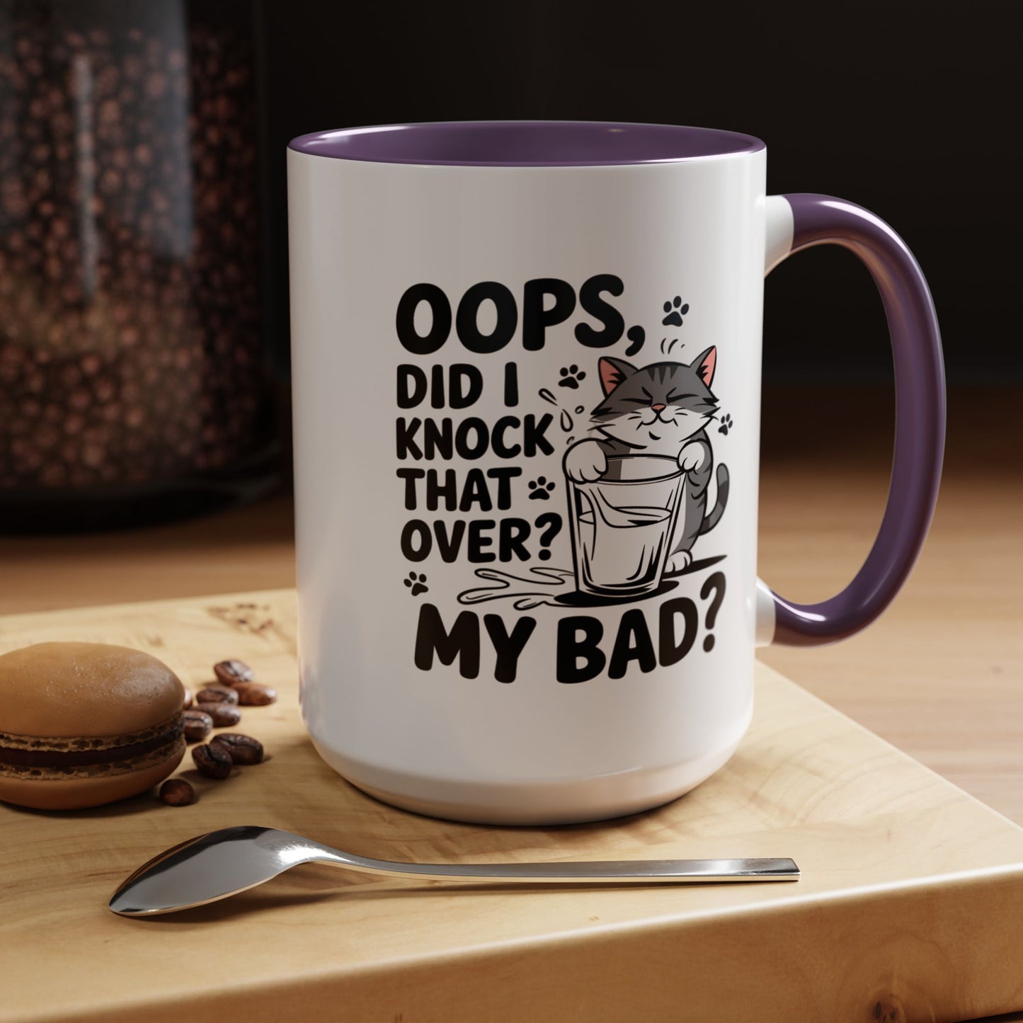 Animal Mug - Oops, Did I Knock That Over