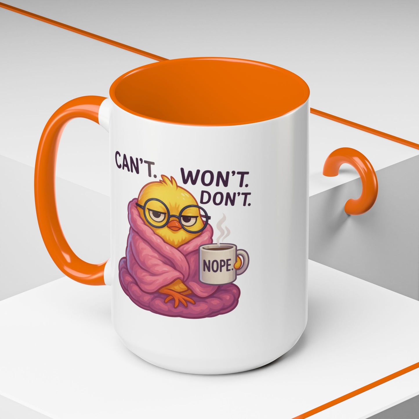 Office Mug - Can't Won't Don't