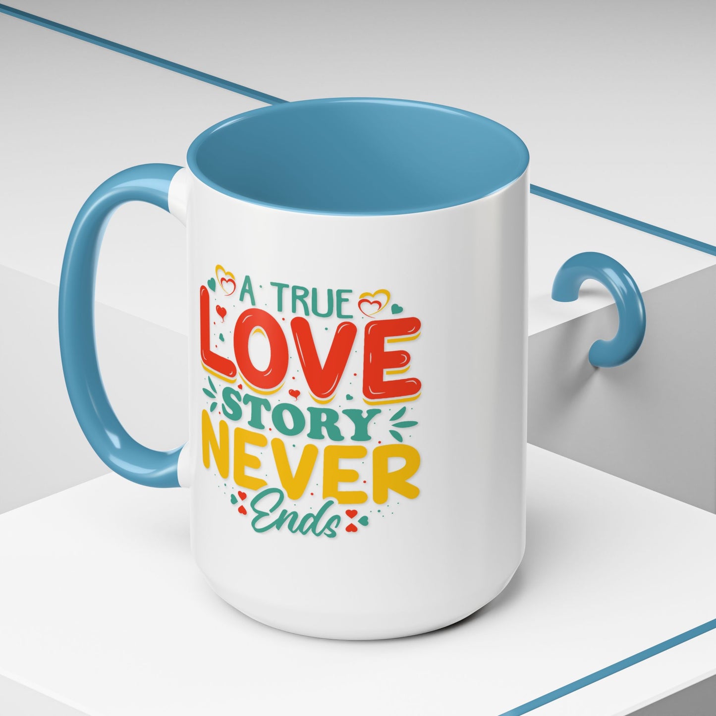Anniversary Mug - A true Love Story Never Ends