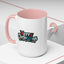 Christmas Mug - Merry Christmas White Red & Blue Text