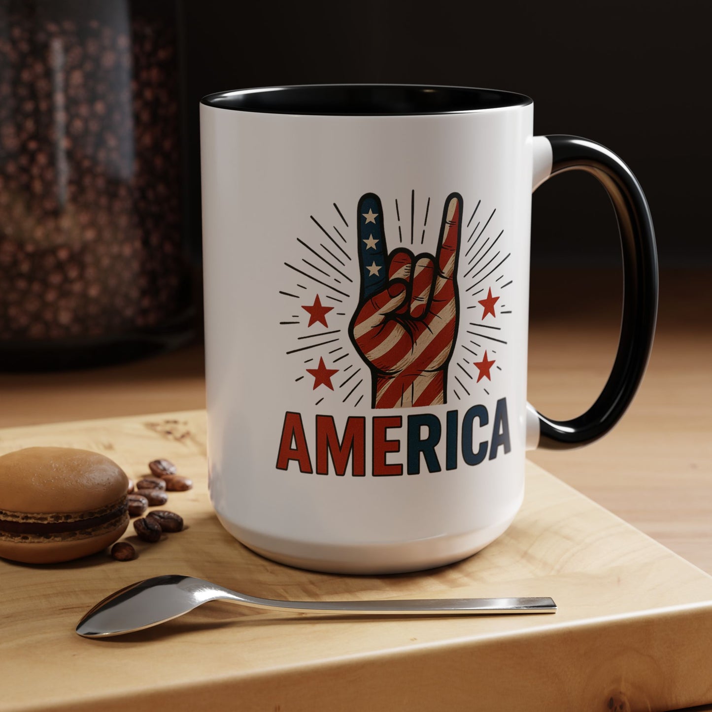 4th of July Mug - America Rock On