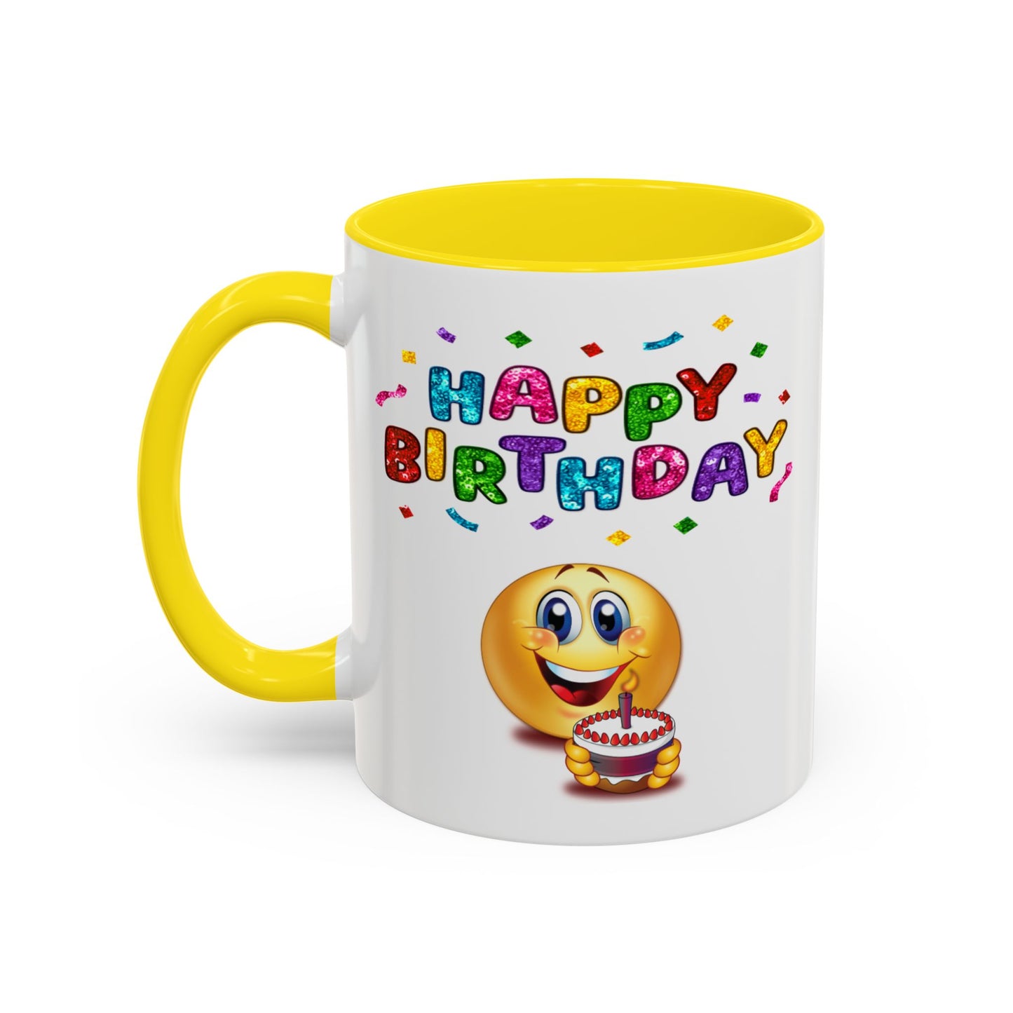 Birthday Mug - Happy Birthday Emoji