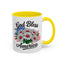 4th of July Mug - God Bless America Daisies