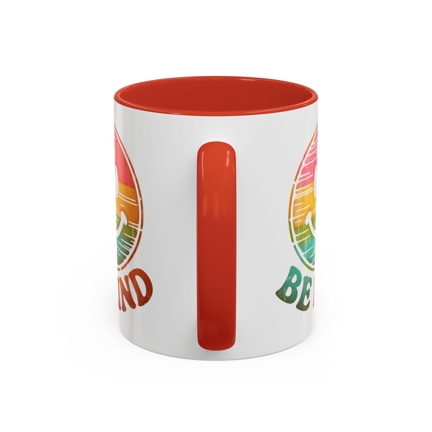 Motivation Mug - Retro Smiley Face Be Kind