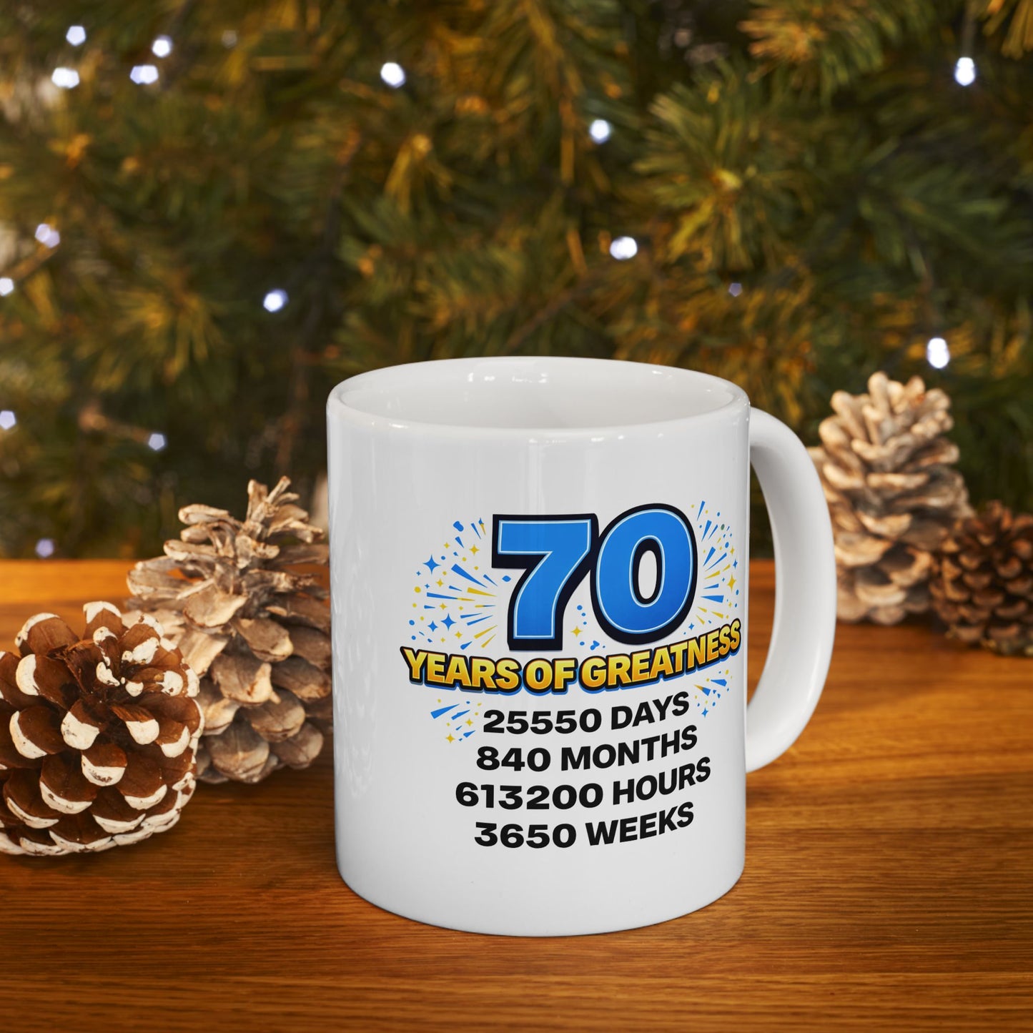 Birthday Mug - 70 Years of Greatness