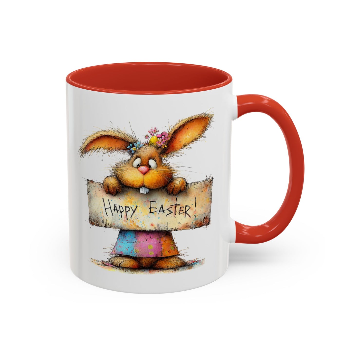 Easter Mug - Happy Easter Bunny Sign
