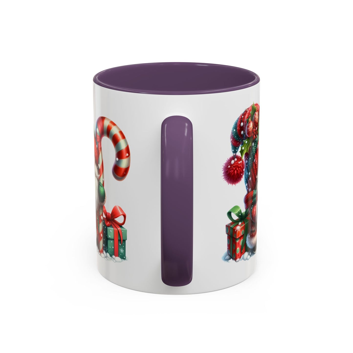 Christmas Mug - Gnome Candy Cane and Presents