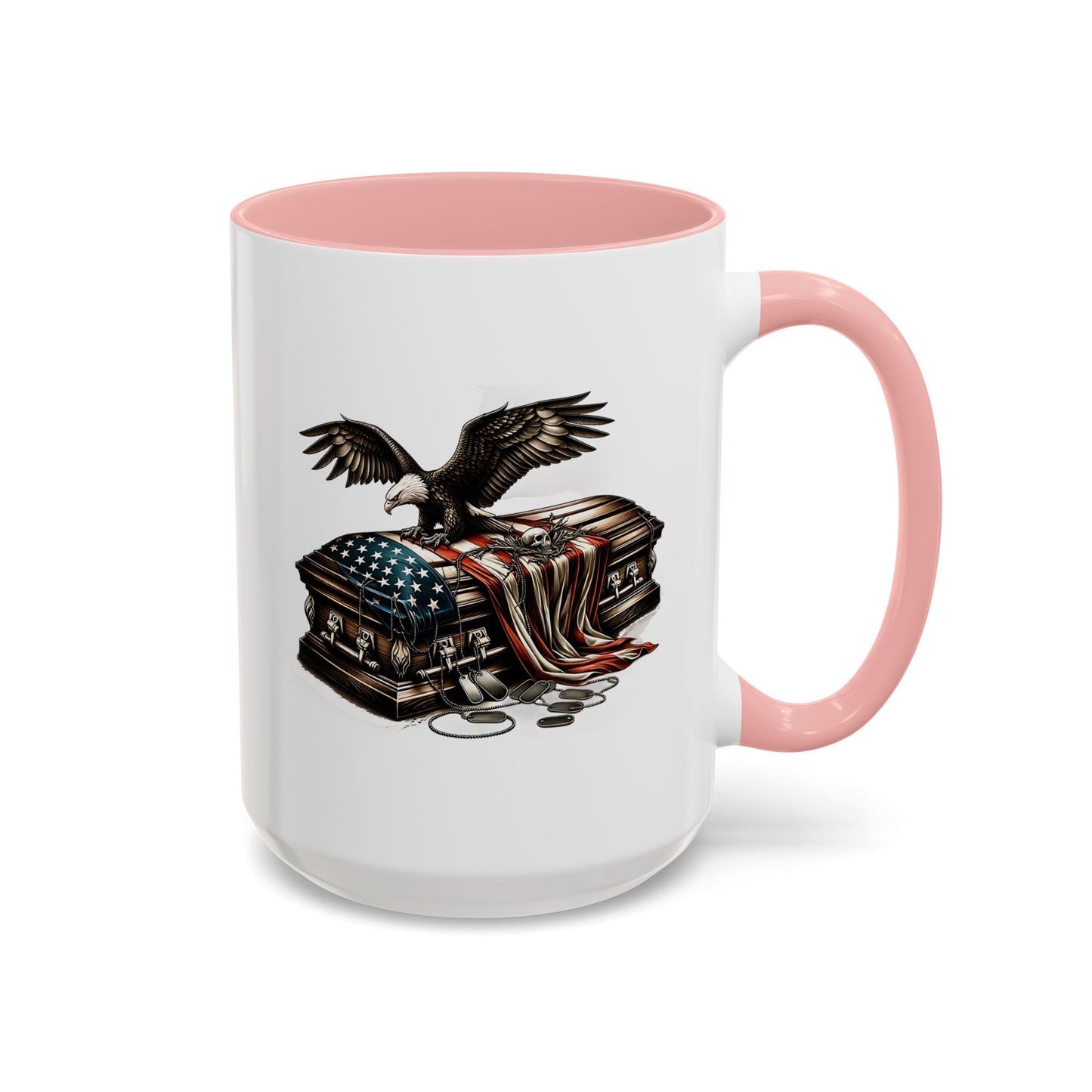 4th of July Mug - American Bald Eagle Fallen Soldier