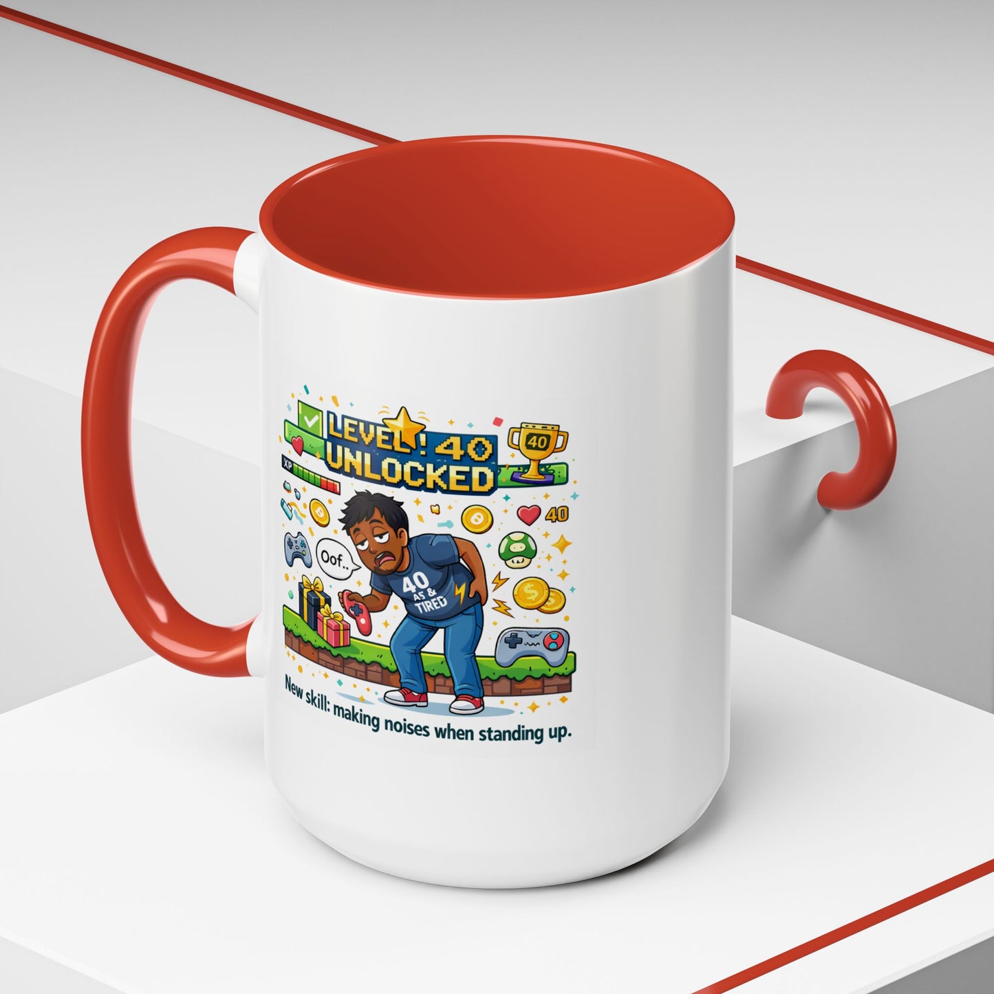 Birthday Mug - Level 40 Unlocked