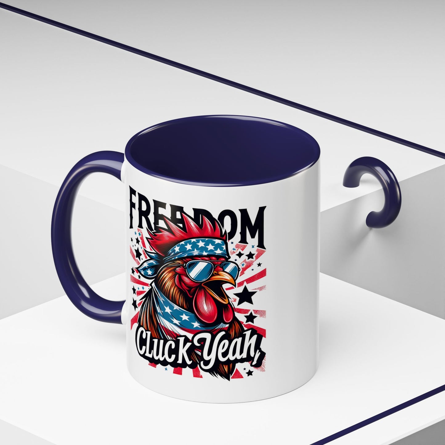 4th of July Mug - Freedom Cluck Yeah!