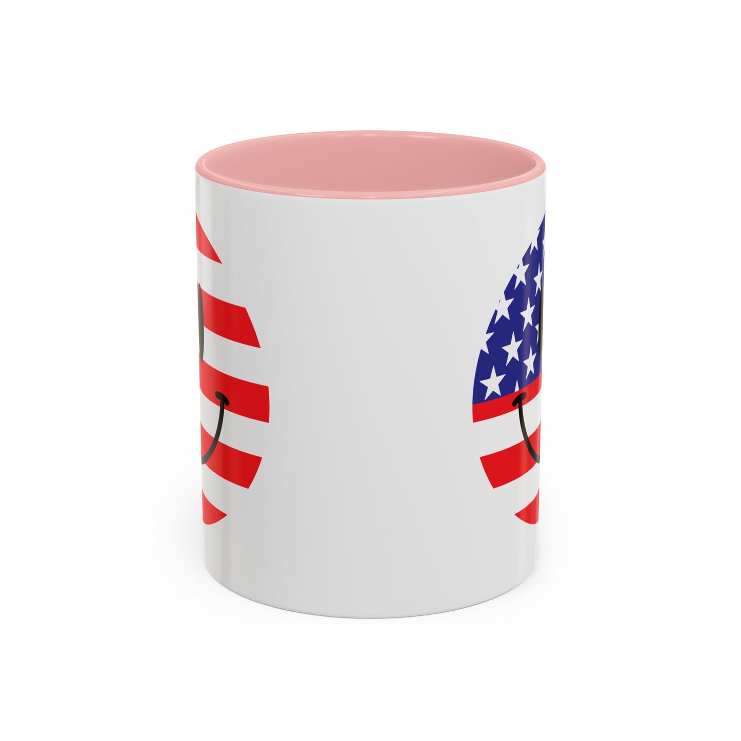 4th of July Mug - America Smiley Face