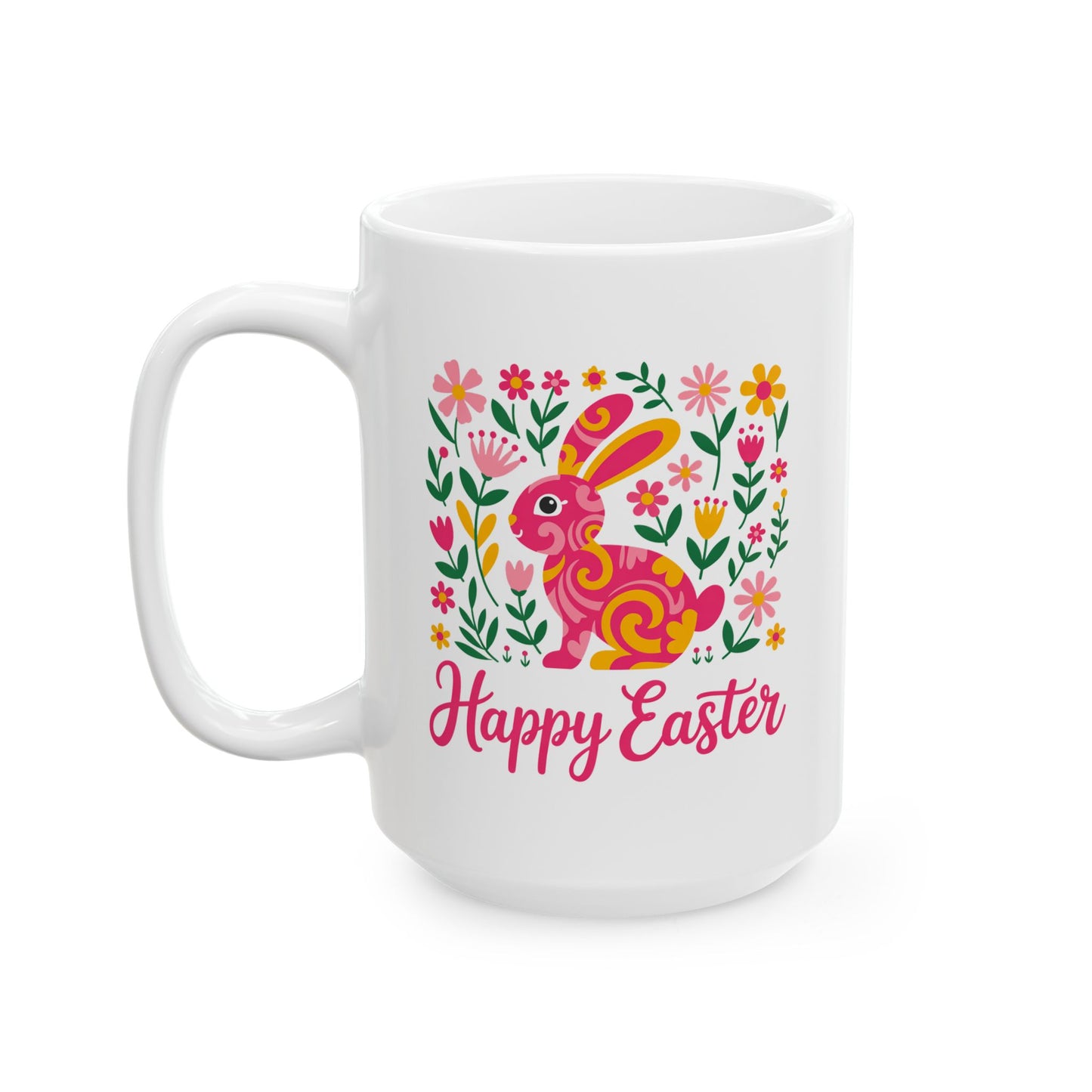 Easter Mug - Floral Bunny