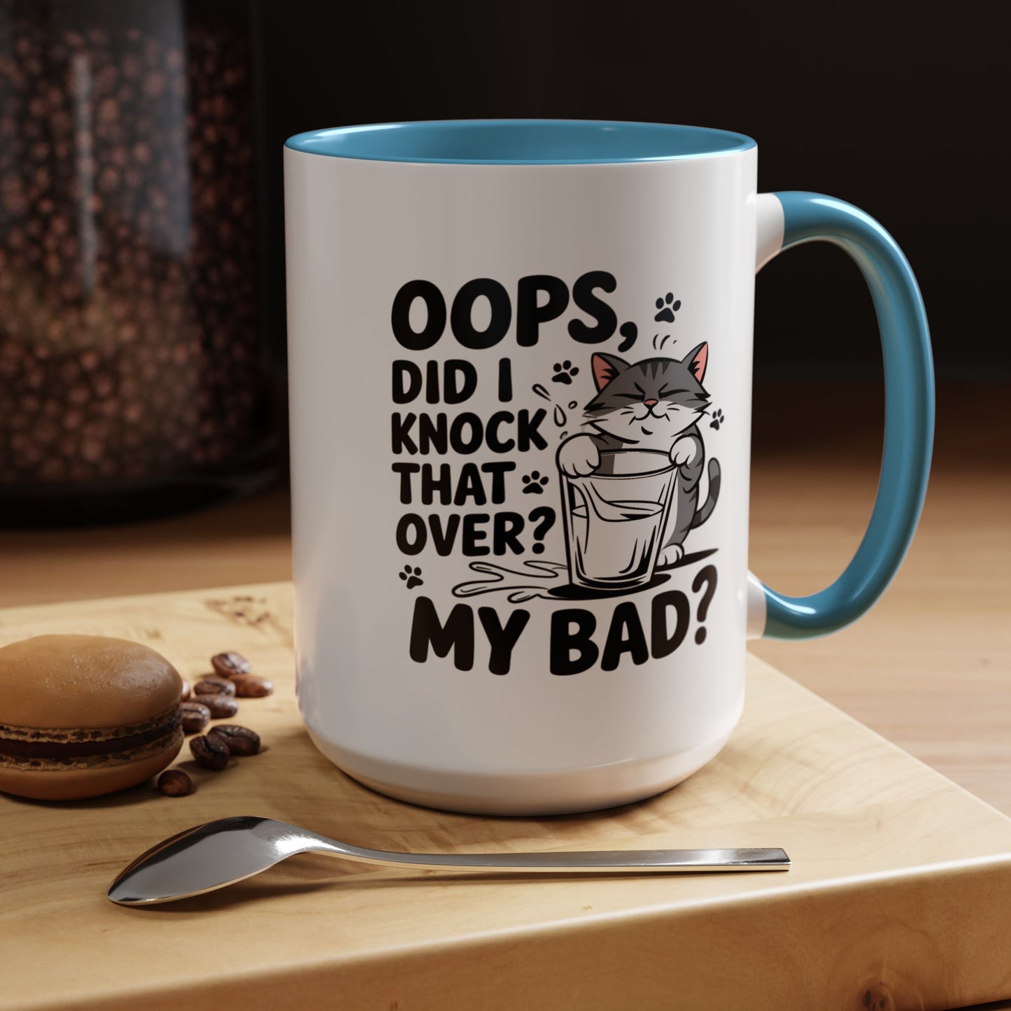 Animal Mug - Oops, Did I Knock That Over