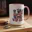 4th of July Mug - Animal Love USA Flag