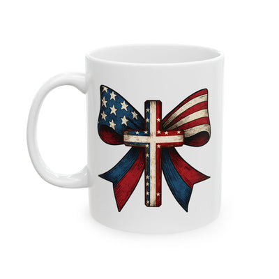 4th of July Mug - America Cross Bow