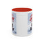 Christmas Mug - Merry Christmas Red Text Puppy Green Top 2