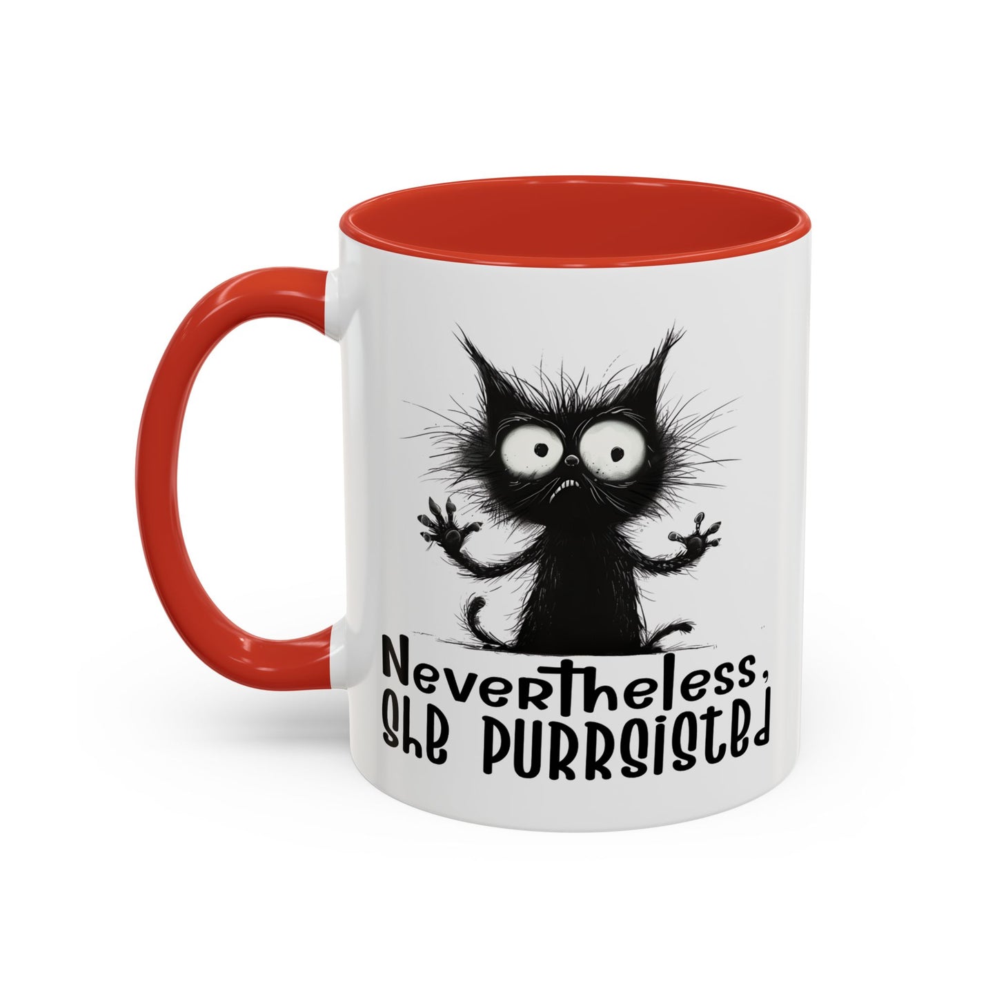 Animal Mug - Nevertheless, She Purrsisted