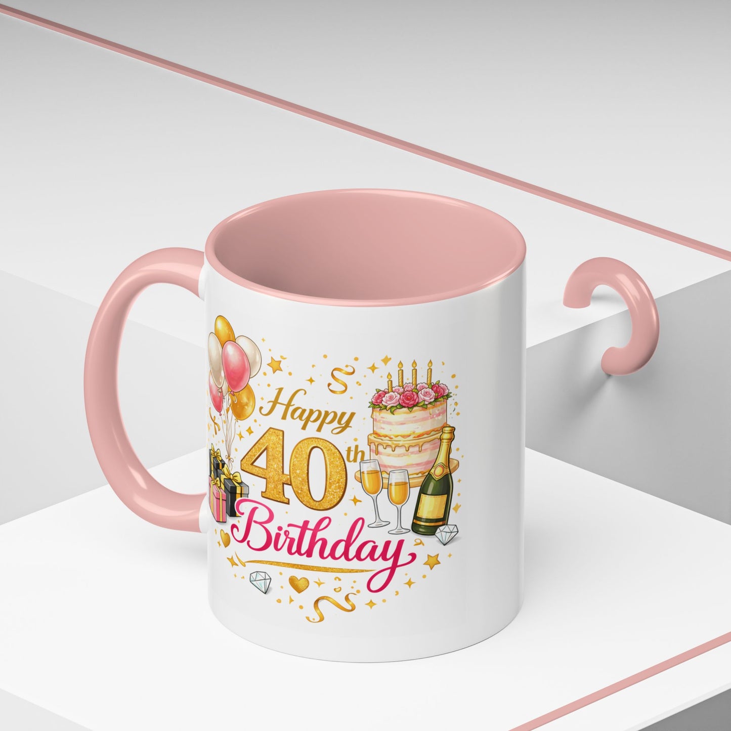 Birthday Mug - Happy 40th