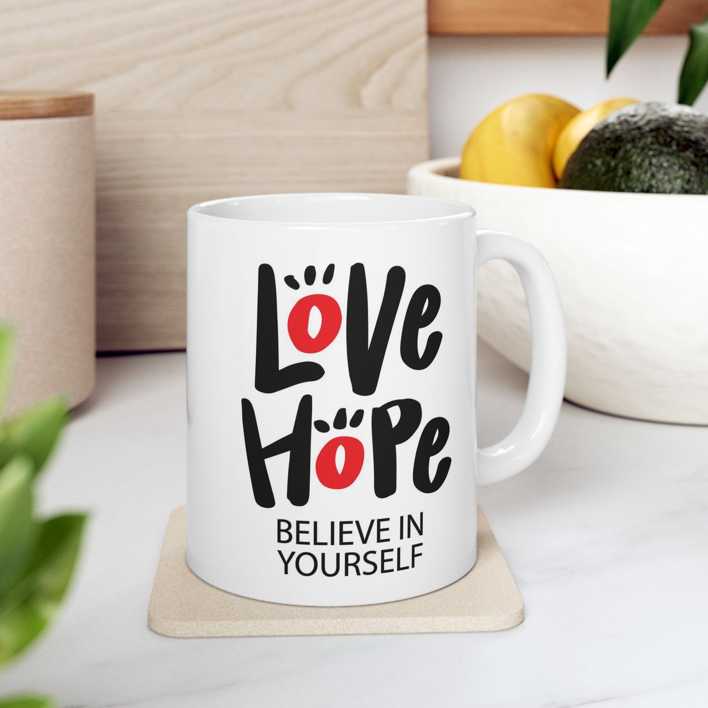 Wellness Mug - Love Hope Believe