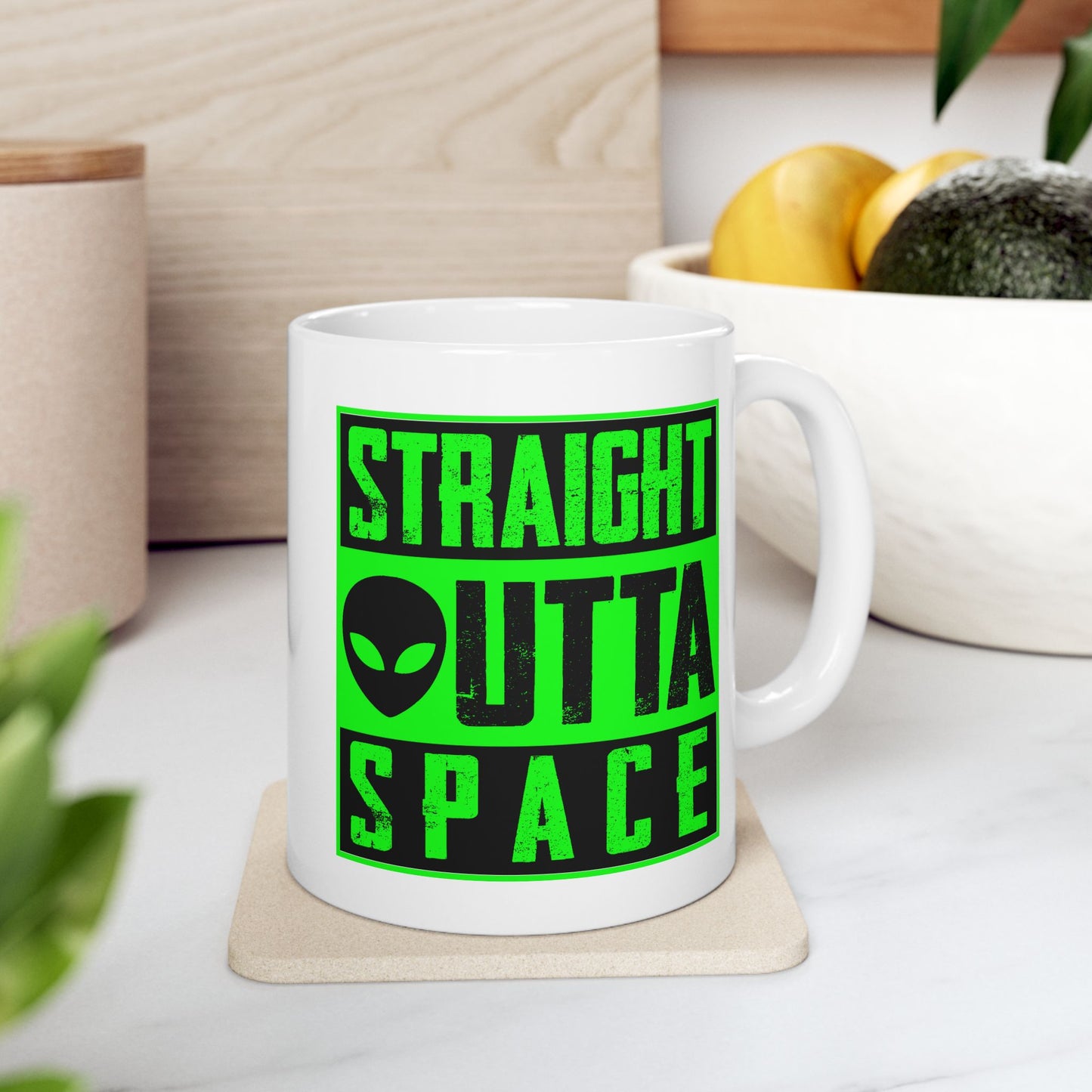 Alien Mug - Straight Outta Space