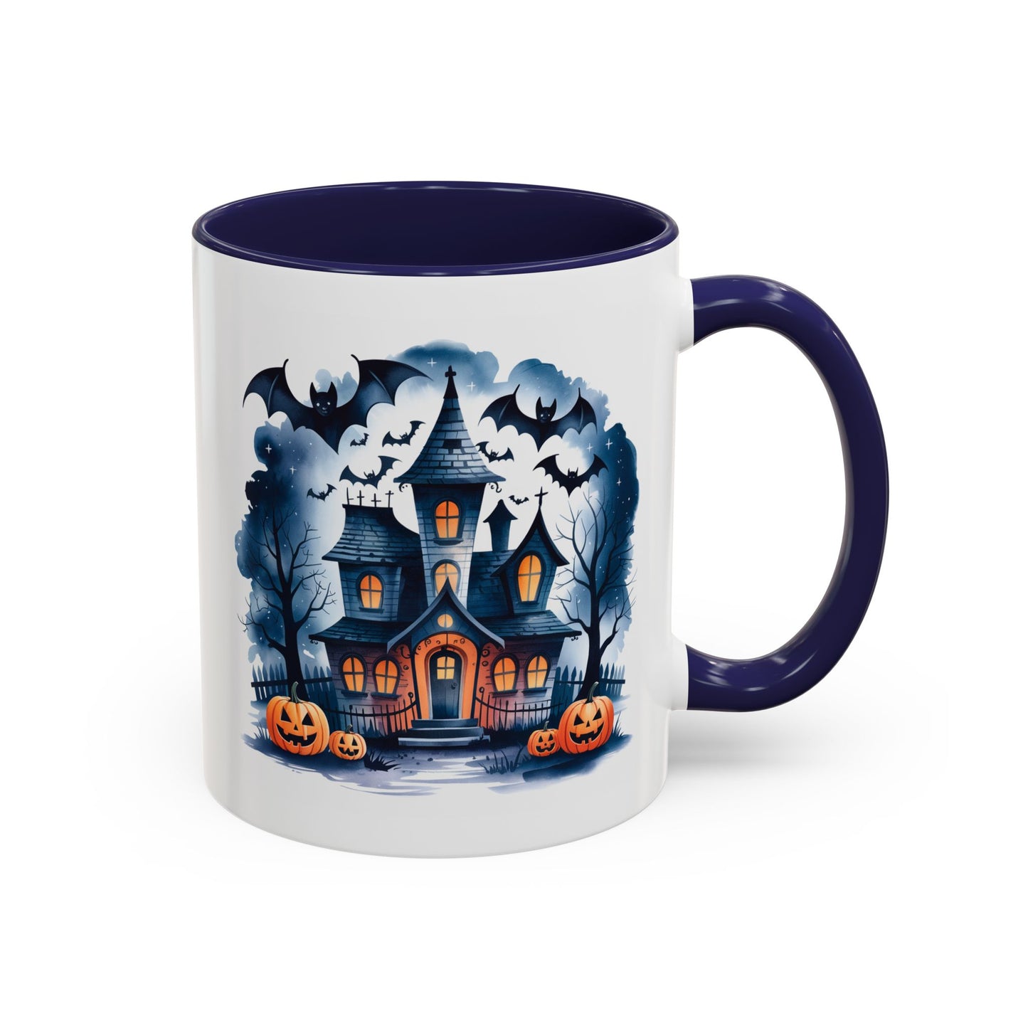 Halloween Mug - Bat Ghost House