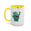 Humor Mug - Monster Drinks Coffee Spill