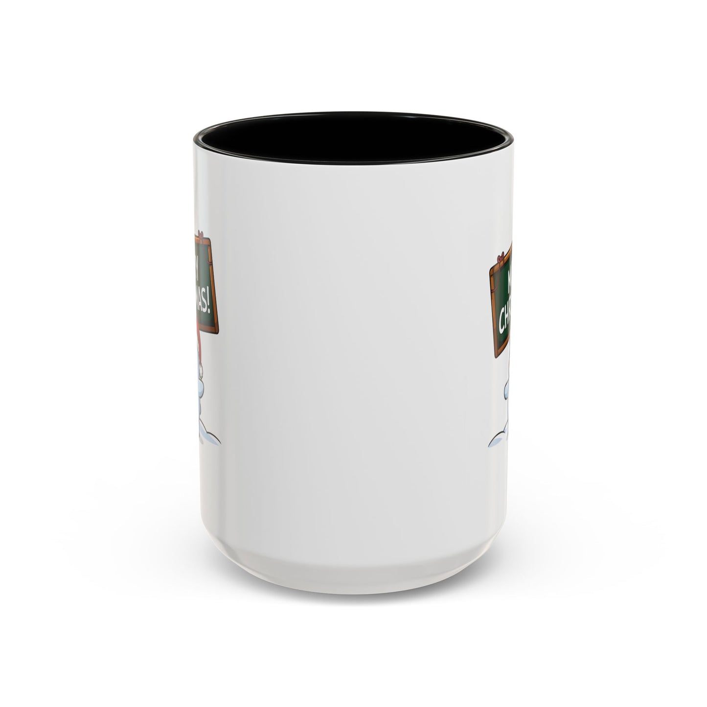 Christmas Mug - Merry Christmas White Text Seal Pup