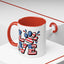 4th of July Mug - Animal Love USA Flag