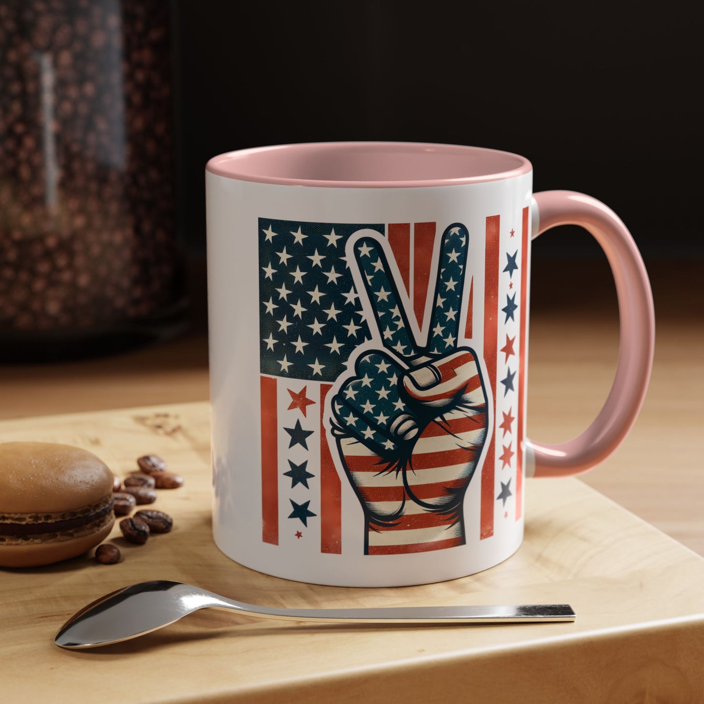 4th of July - Peace Sign Flag