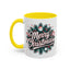 Christmas Mug - Merry Christmas White & Red Embossed Text