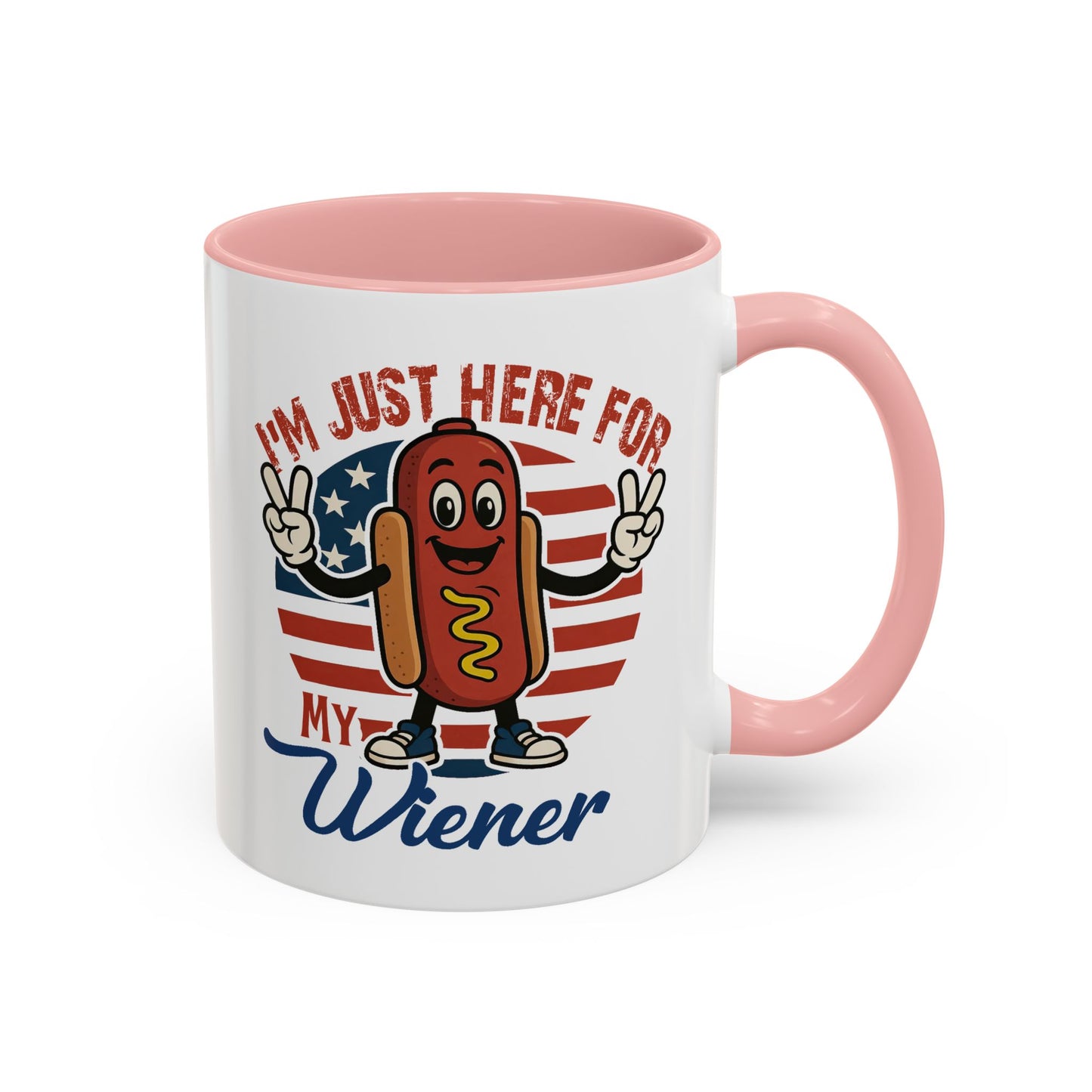 Adult Mug - I'm Just Here For My Wiener