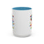 Alien Mug - Multicoloured Cow