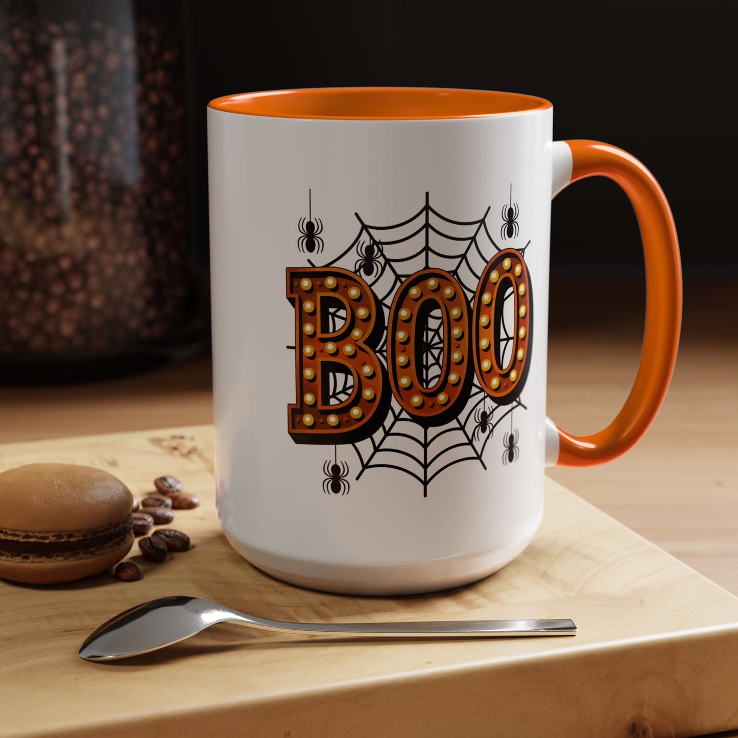 Halloween Mug - Boo Spider Web