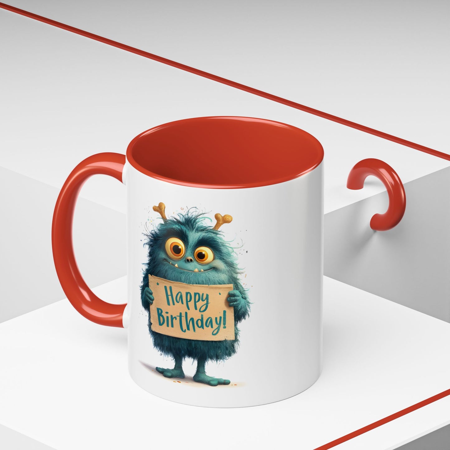 Birthday Mug - Birthday Sign Monster