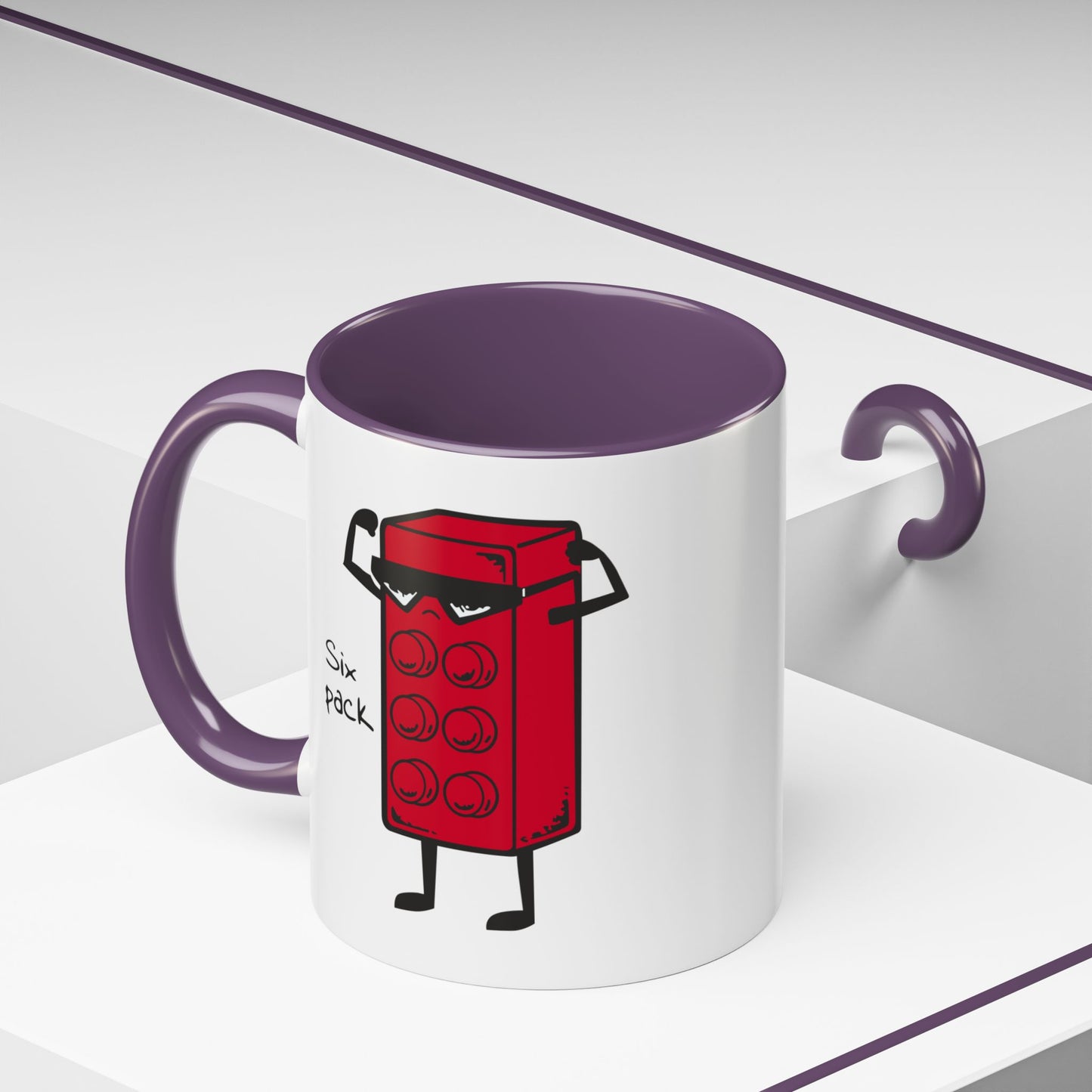Humor Mug - Six Pack Lego Block