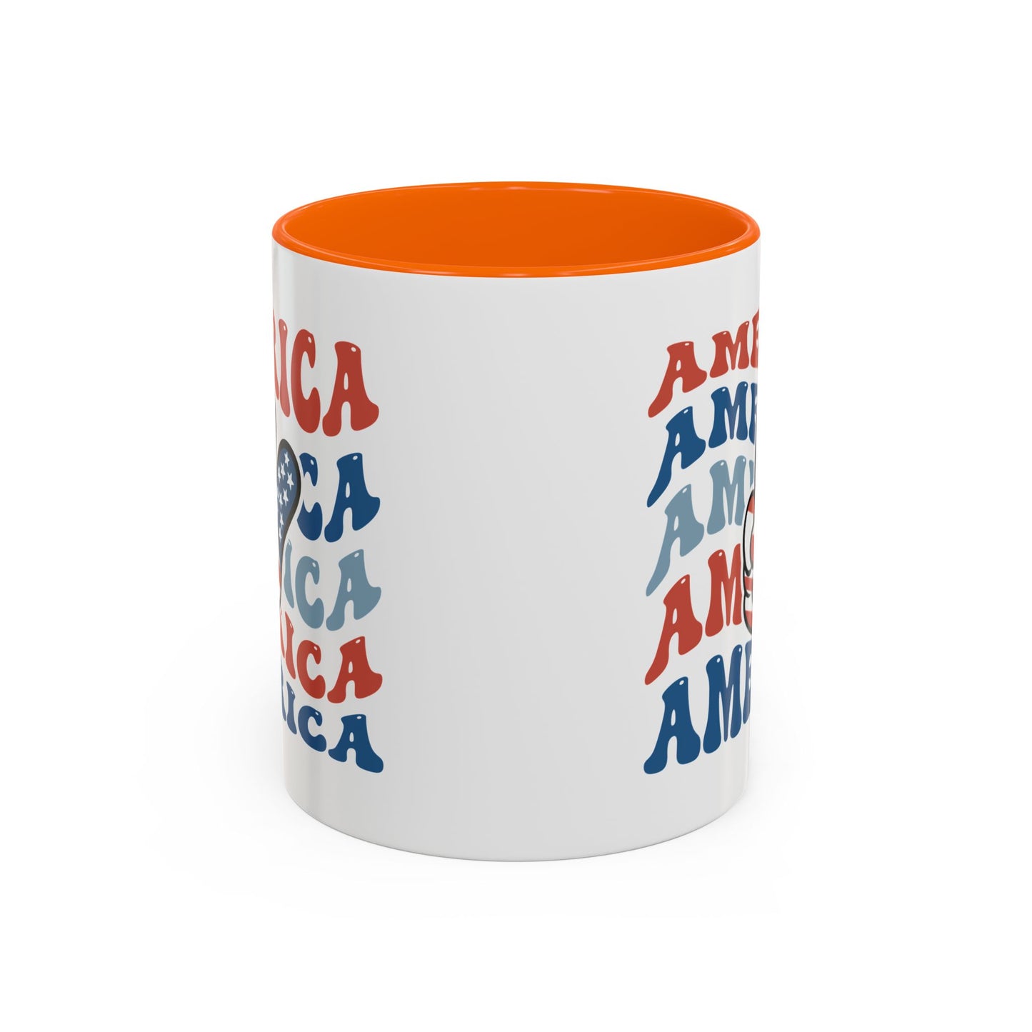 4th of July Mug - America peace Sign
