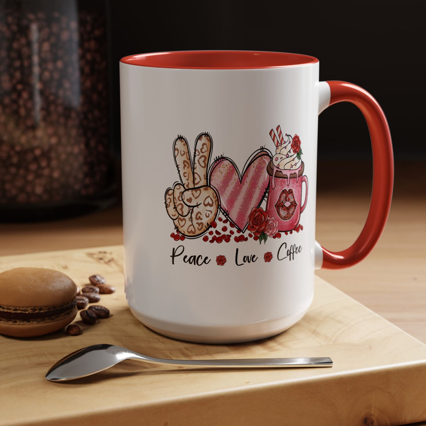 Humor Mug - Peace Love Coffee