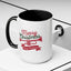 Christmas Mug - Red & Green Text Trumpet