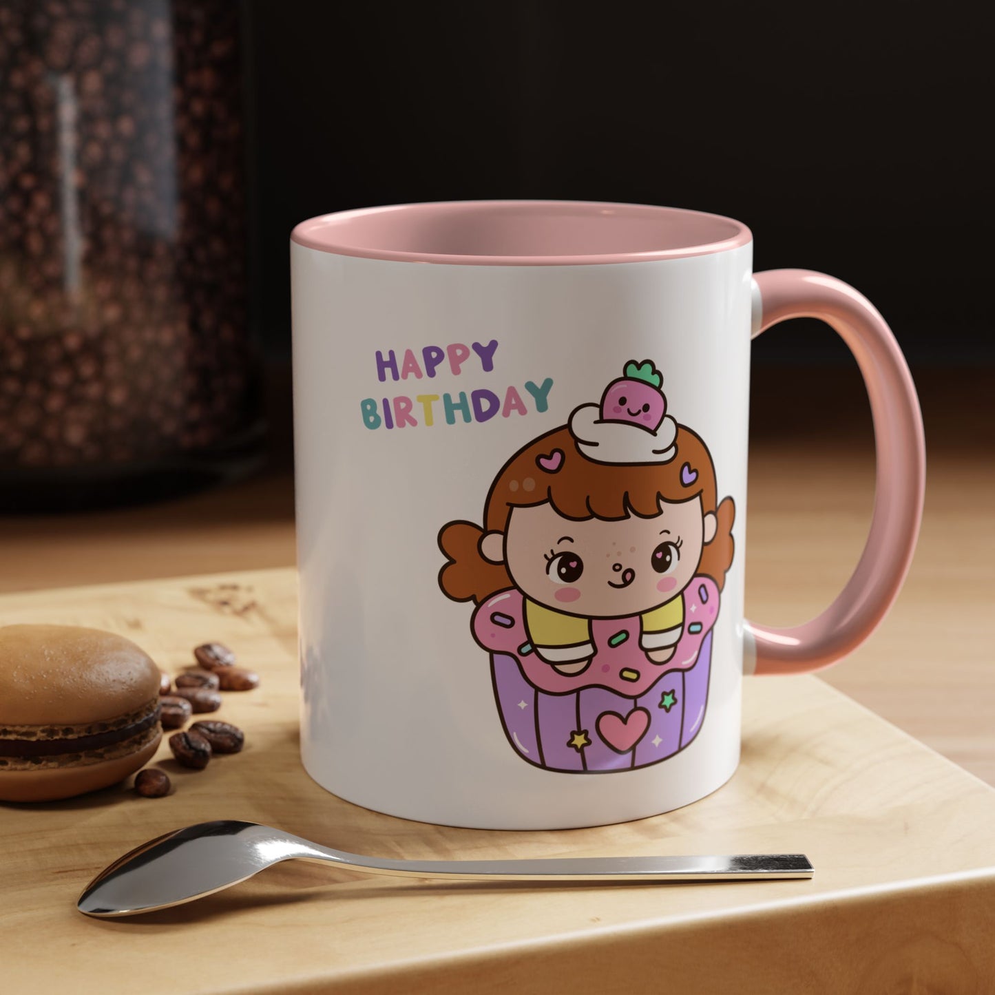 Birthday Mug - Cute Girl Cupcake